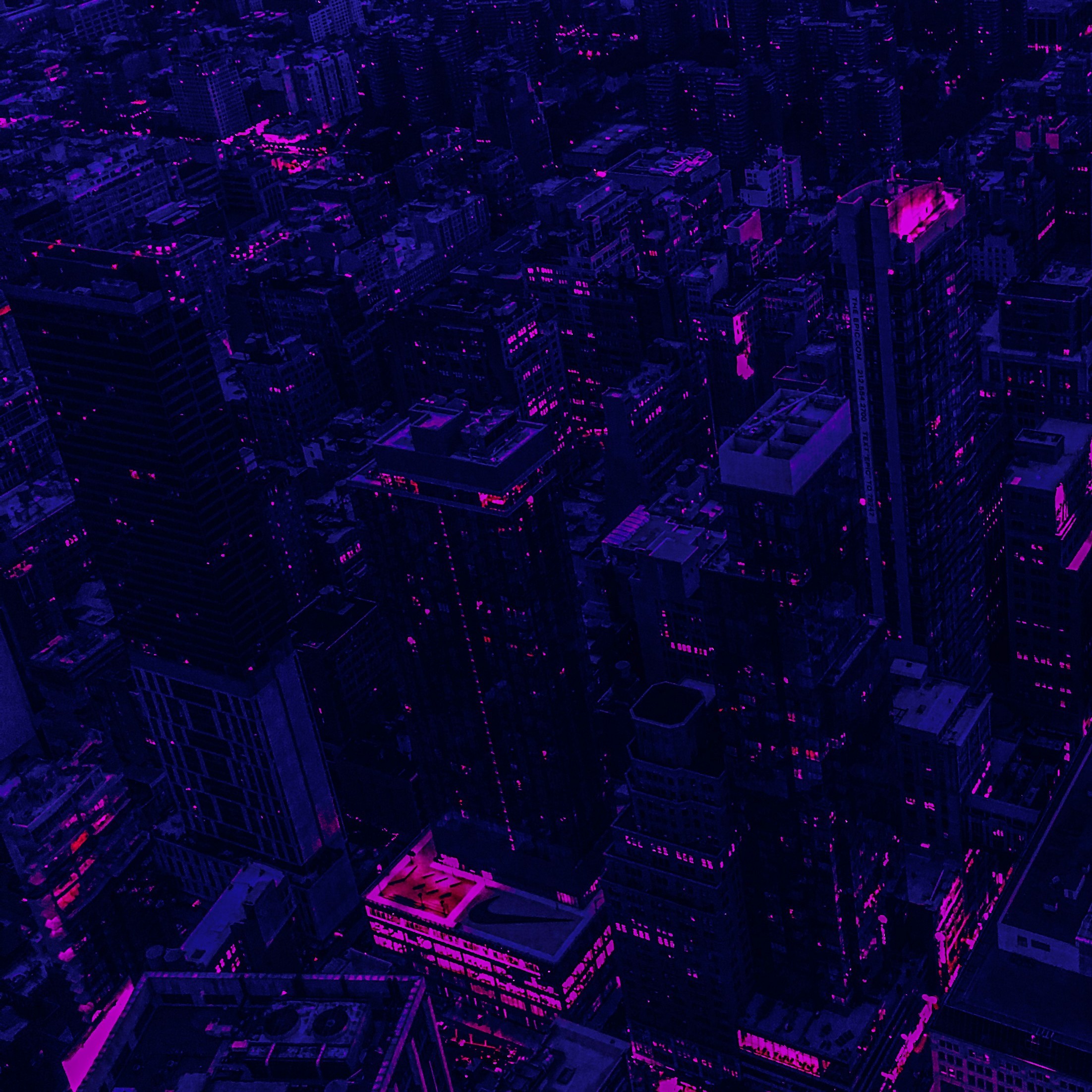 Retro futuristic synthwave artwork with neon lights.